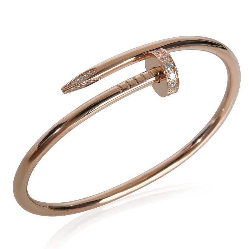 Cartier Rose Gold Diamond Juste Un Clou Bracelet - 5