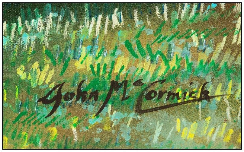 John McCormick Original Oil Painting On Canvas Signed Car Automobile Duesenberg - 3