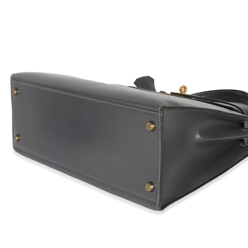 HermÃƒÂ¨s Ardoise Box Sellier Kelly 32 GHW - 7