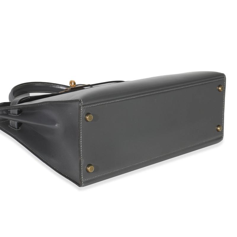 HermÃƒÂ¨s Ardoise Box Sellier Kelly 32 GHW - 8