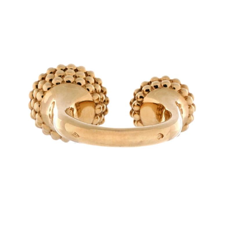 Van Cleef & Arpels Perlee Couleurs Between the Finger Ring 18K Yellow Gold - 4