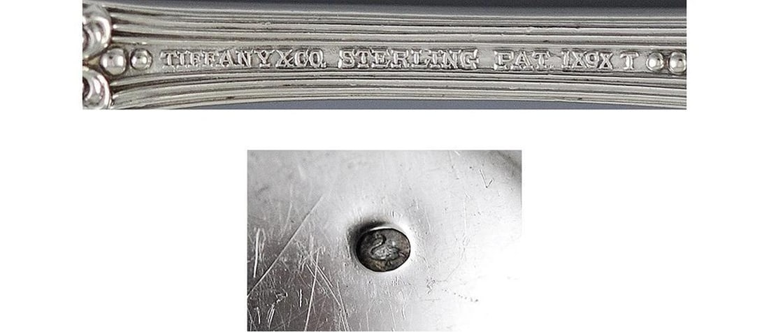 11 Antique c1898 Sterling Silver Tiffany & Co St James Forks 6 3/4" - 3