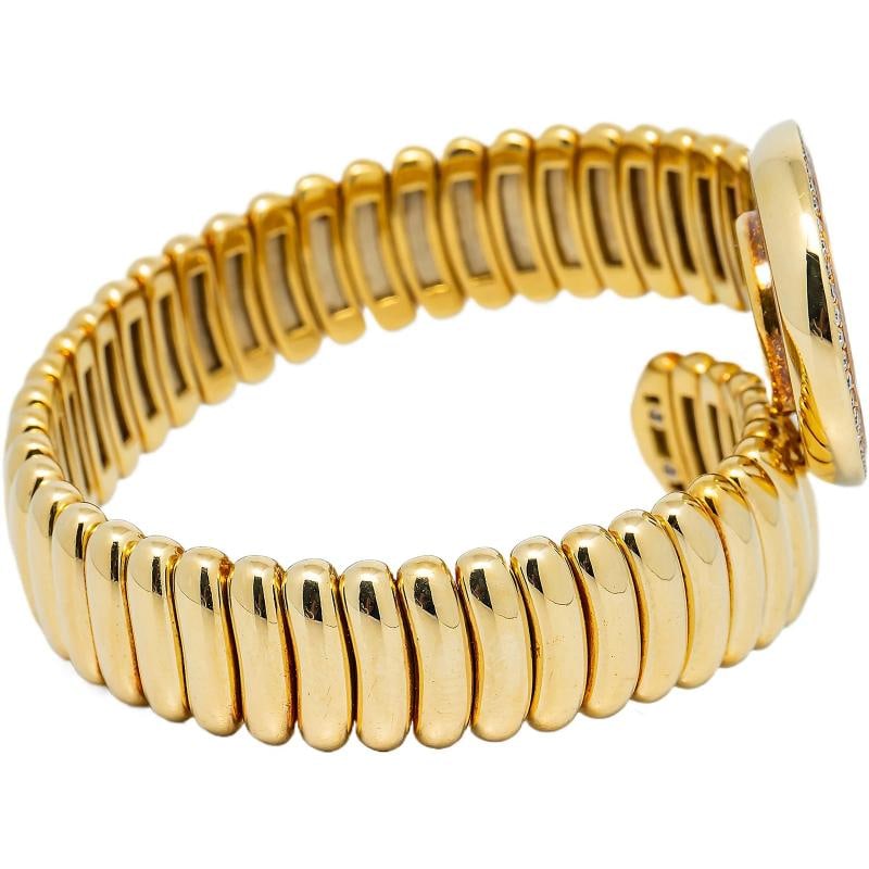 Chopard Happy Diamond Serpenti 4097 MINT 18k Yellow Champagne Dial Women's 24mm - 4