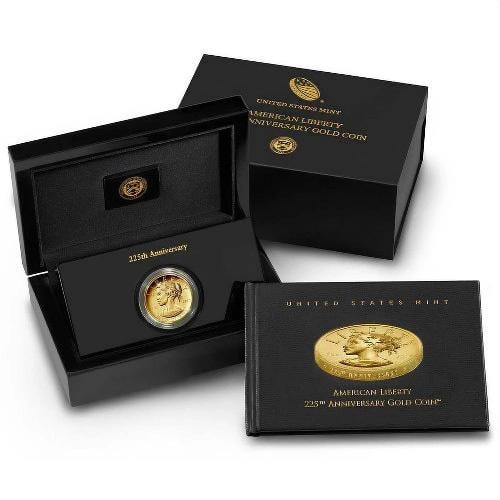 2017-W 1 oz High Relief 225th Anniversary American Liberty Gold Coin: Country of Origin: United States,Certification: Certificate of Authenticity,Coin: American Liberty Gold,Brand/Mint: US Mint,Precious Metal Content per Unit: 1.00000,Year: 2017,Fineness: 0.9999,Composi