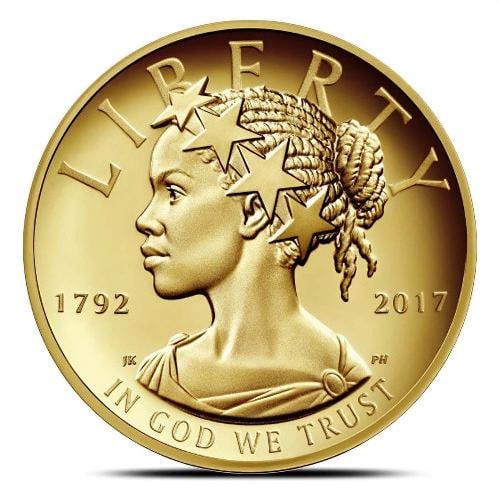 2017-W 1 oz High Relief 225th Anniversary American Liberty Gold Coin - 2