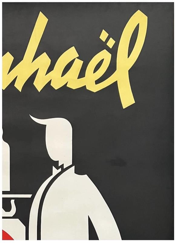 Original Vintage Poster ST. RAPHAEL QUINQUINA Art Deco Loupot Advertising LINEN - 3