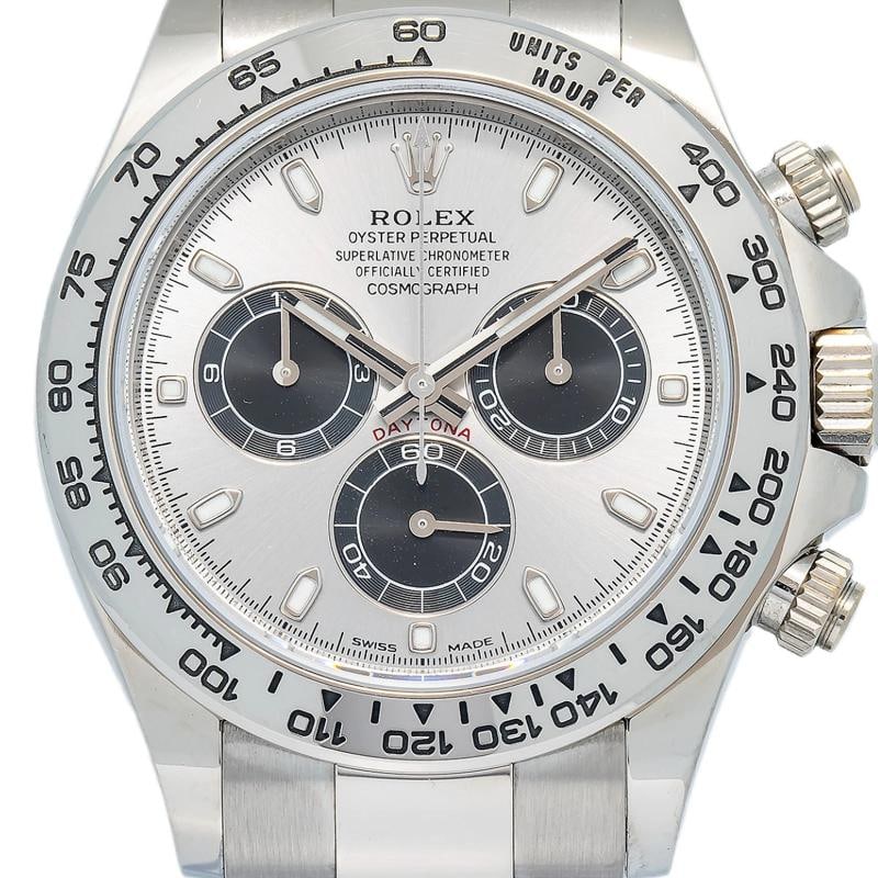 Rolex Daytona 116509 MINT 18k GHOST White Gold Silver Dial Auto Men's Watch 40mm - 2