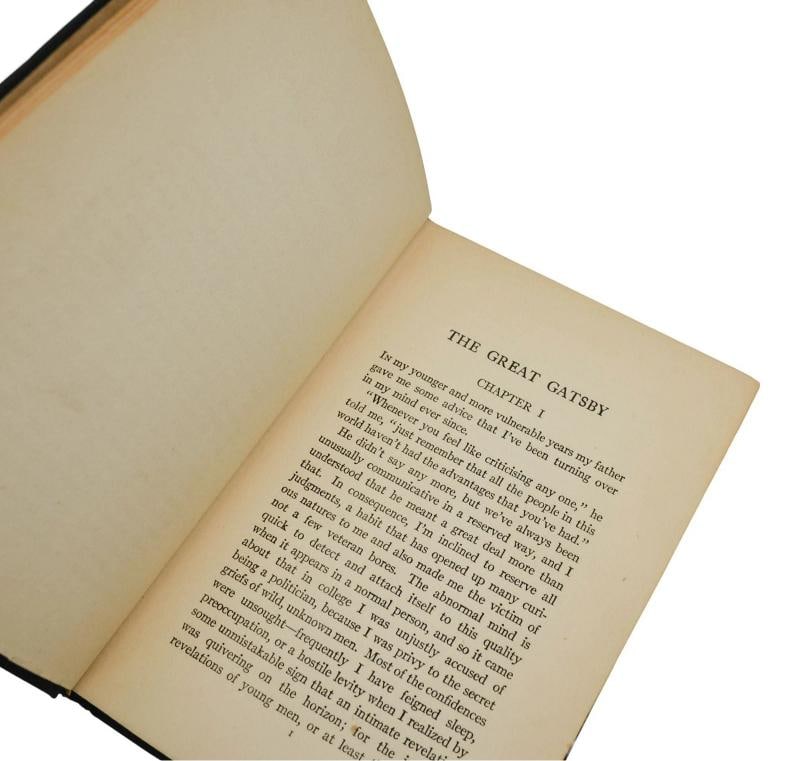 The Great Gatsby ~ F. SCOTT FITZGERALD ~ First Edition ~ 1st Printing 1925 - 5