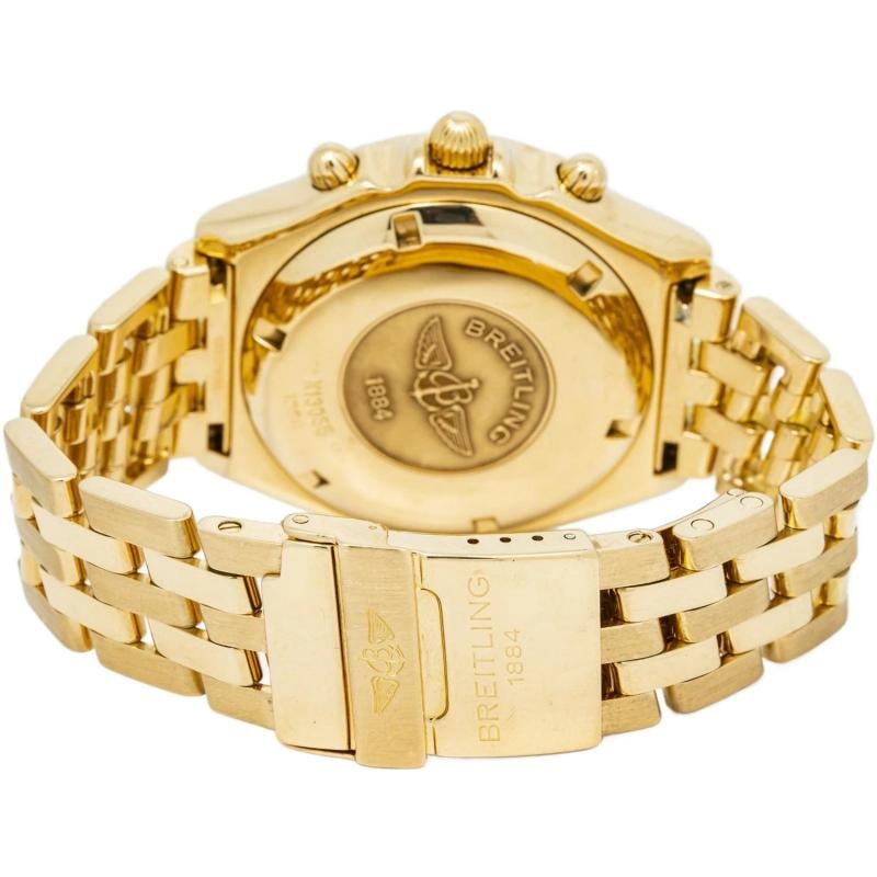 Breitling Crosswind K13055 W/Box Factory Diamond 18K Black Dial Auto Men's 44mm - 4