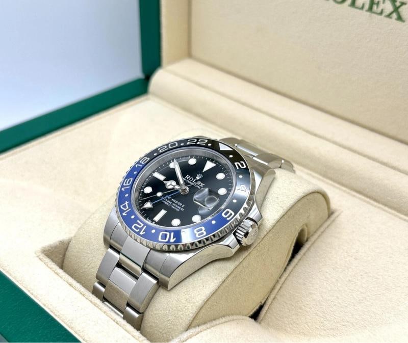 2025 Rolex GMT Master II Batman 126710BLNR 40mm Black and Blue Bezel Box Paper - 3