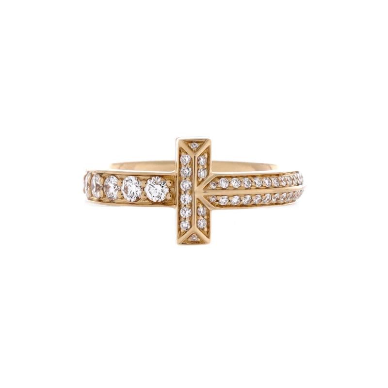 Tiffany & Co. T1 Ring 18K Yellow Gold with Pave Diamonds Wide: Condition: Pre-owned - Good,Brand: Tiffany & Co.,Main Stone: Diamond,Metal: 18K Yellow Gold,Metal Purity: 18K,Ring Size: 6.25 - 53,Type: Ring,Color: Yellow Gold,Style: 18K Yellow Gold With Pave Diamon