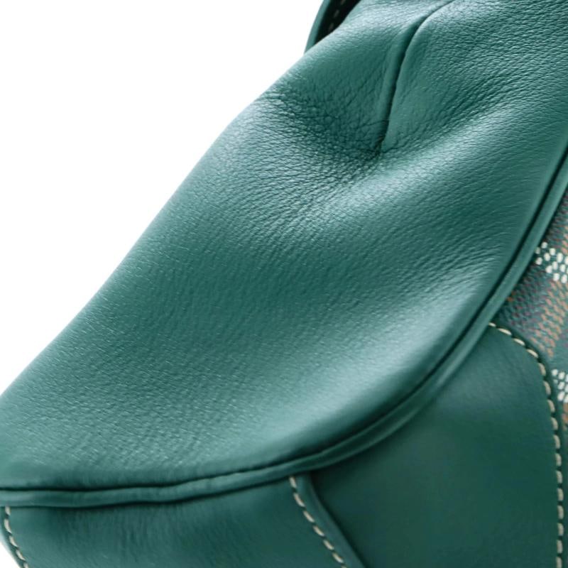 Goyard Saigon Top Handle Bag Coated Canvas with Leather Mini - 6