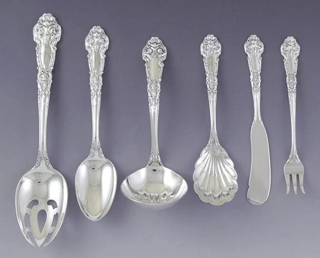 Fab Reed Barton Sterling Silver French Renaissance 39pc Flatware Set Serves 8 - 5