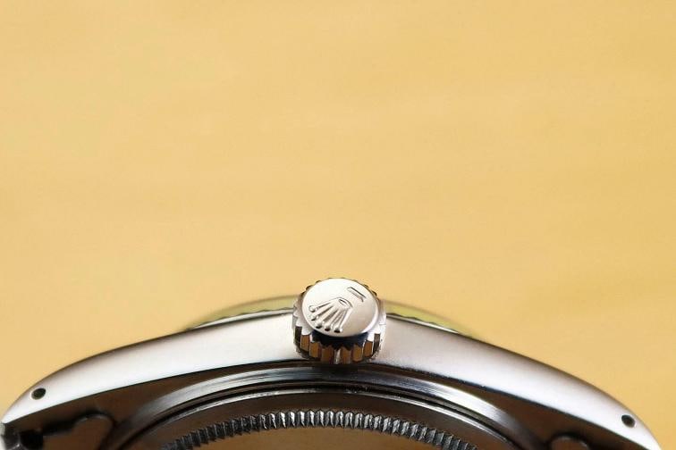 ROLEX MENS DATEJUST SILVER DIAMOND DIAL 18K WHITE GOLD STAINLESS STEEL WATCH - 8