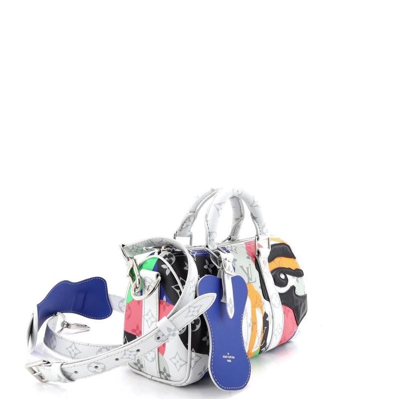 Louis Vuitton Keepall Bandouliere Bag Limited Edition Portrait Monogram Canvas - 2