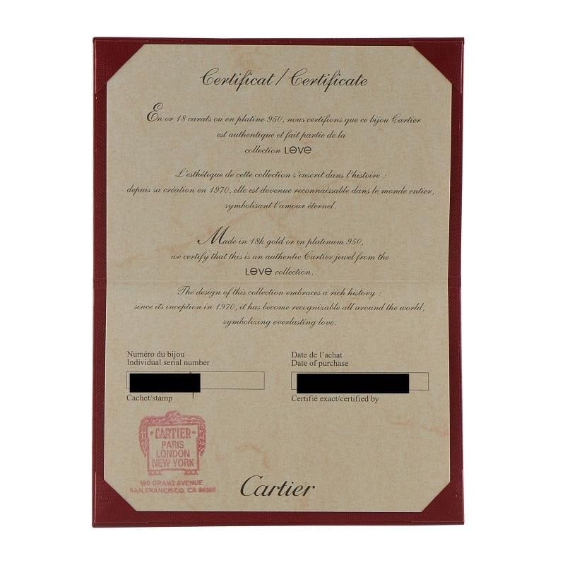 Cartier LOVE 18K Rose Gold Bracelet - 4