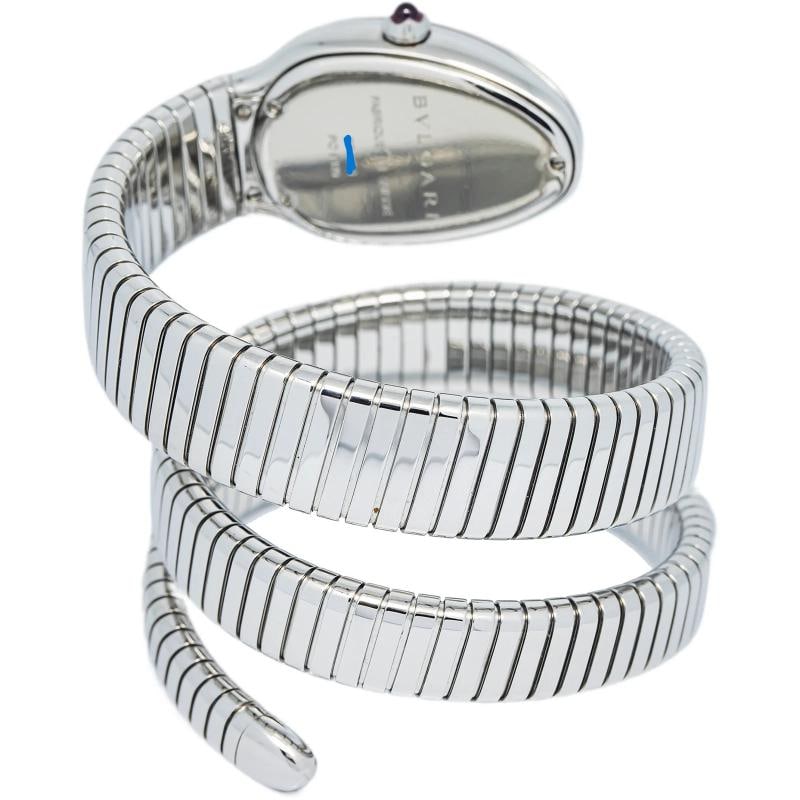 Bvlgari Serpenti SP35S Stainless Steel White Dial Quartz Ladies Watch 35mm - 5