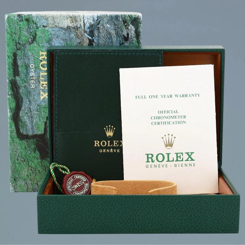 PAPERS Ladies Rolex DateJust Champagne President 26mm 6917 Yellow Gold Watch Box - 7