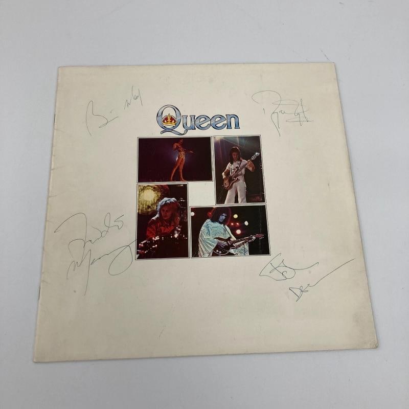 1977 Queen Freddie Mercury Multi Signed European Tour Program Beckett COA - 3