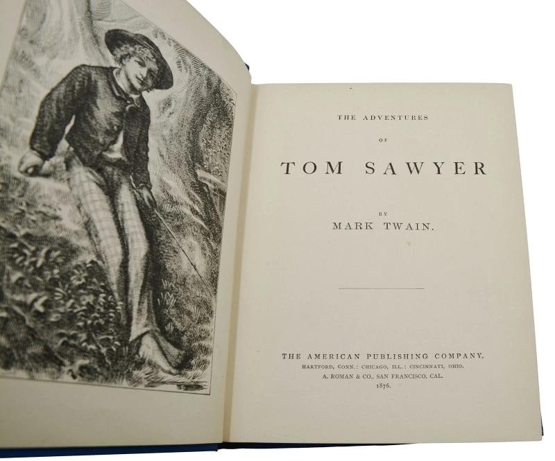 The Adventures of Tom Sawyer ~ MARK TWAIN ~ First Edition ~ 2nd Printing ~ 1876 - 3