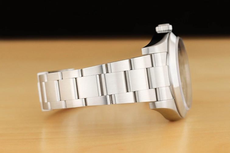 2018 CARD ROLEX AIR-KING 116900 GREEN BLACK ARABIC STAINLESS STEEL 40MM WATCH - 9