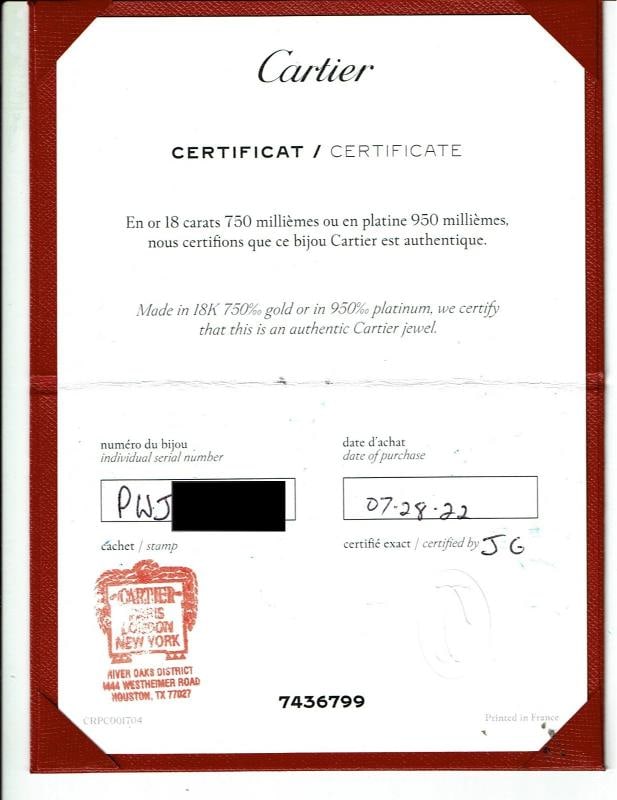 Cartier JUSTE UN CLOU 18K Yellow Gold Diamonds 3.5 mm Bracelet SZ 19 Box Receipt - 4