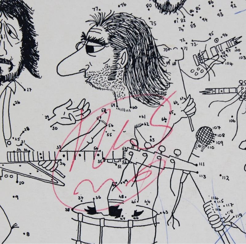 The Who (4) Moon, Entwistle, Townshend & Daltrey Signed Album Cover BAS - 2