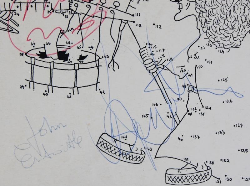 The Who (4) Moon, Entwistle, Townshend & Daltrey Signed Album Cover BAS - 4