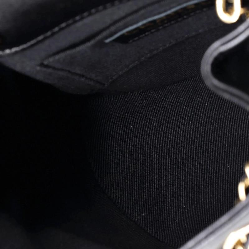 Chanel Duma Pockets Drawstring Backpack Quilted Calfskin Small - 5