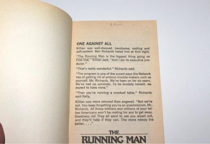 STEPHEN KING SIGNED 'THE RUNNING MAN' 1ST EDITION PRINTING BOOK RICHARD BACHMAN Beckett - 6