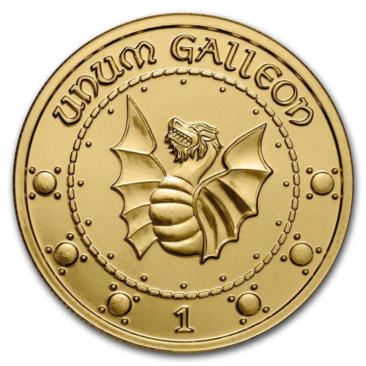 Harry Potter 1 oz Gold Currency: Gringotts Galleon Round (1 of 4)