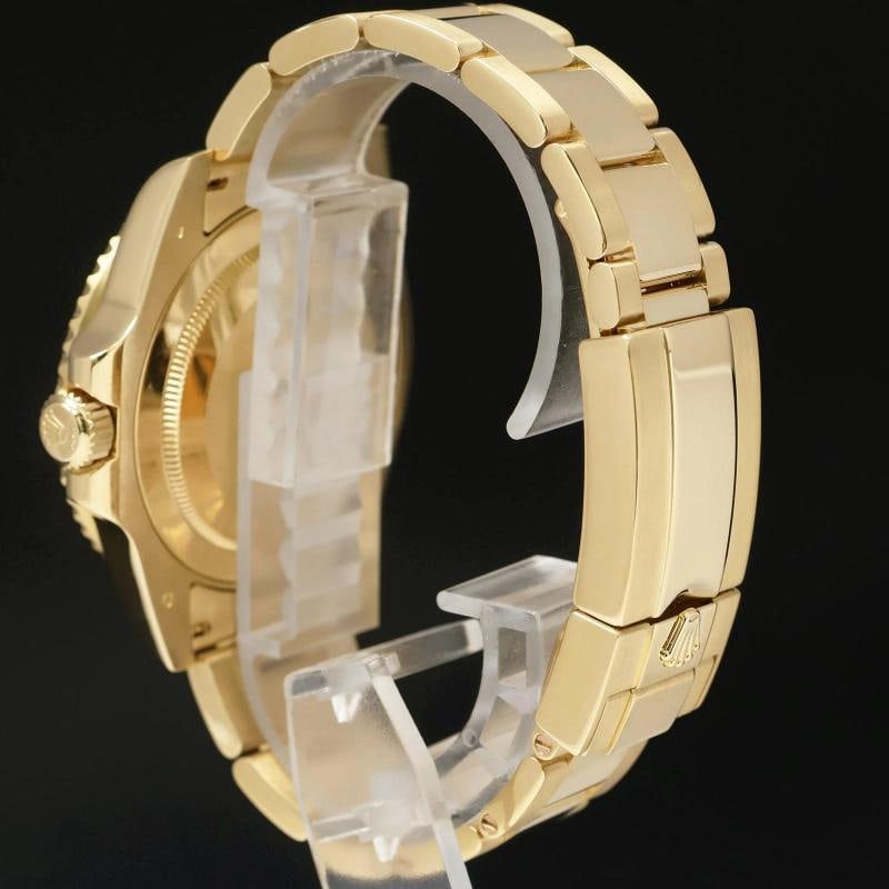 2017 MINT Rolex GMT-Master II 2 Ceramic Green Dial 116718 Yellow Gold Watch Box - 4