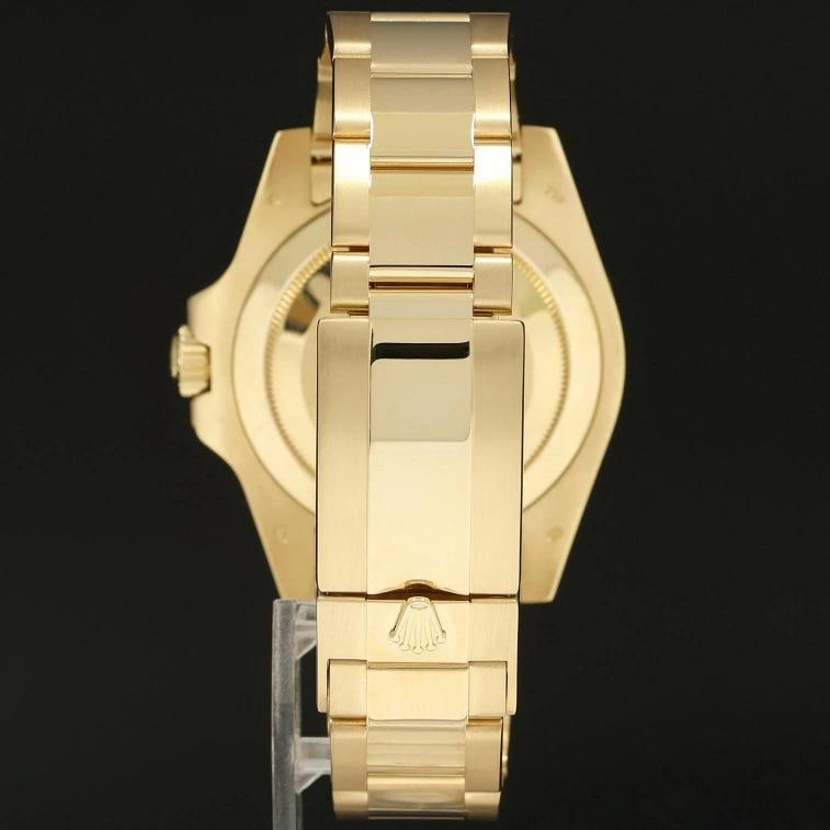 2017 MINT Rolex GMT-Master II 2 Ceramic Green Dial 116718 Yellow Gold Watch Box - 5