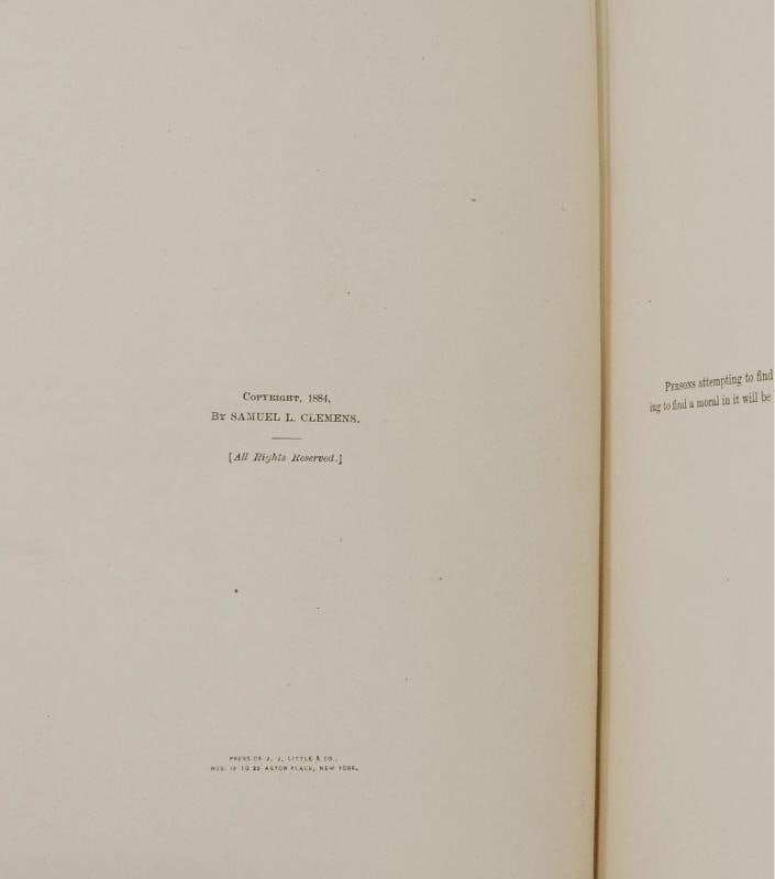 Adventures of Huckleberry Finn ~ by MARK TWAIN ~ First Edition ~ 1st Issue 1885 - 7