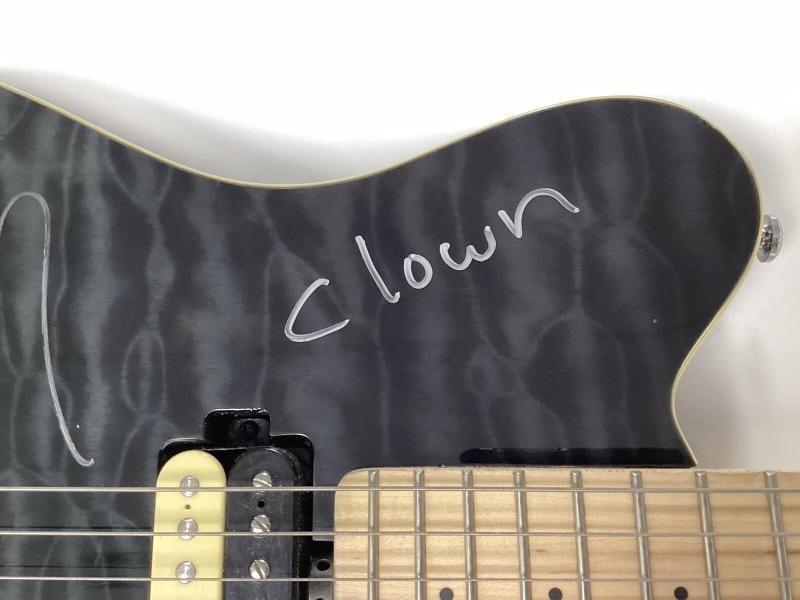 Slipknot Band Signed Guitar Clown Crahan Autograph Corey Taylor +5 Sigs JSA - 4