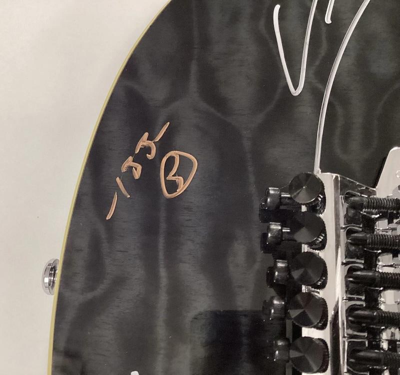 Slipknot Band Signed Guitar Clown Crahan Autograph Corey Taylor +5 Sigs JSA - 5