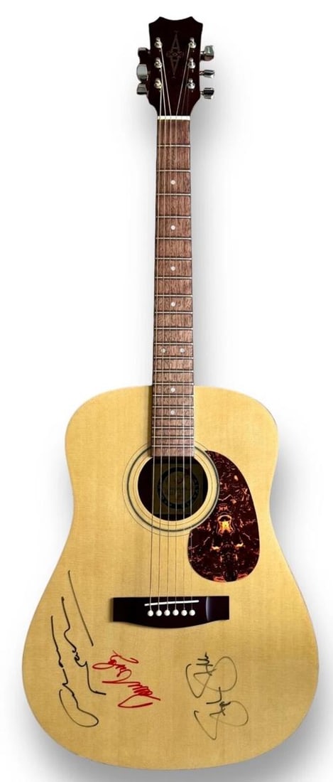 Crosby, Stills, & Nash Signed Guitar JSA COA David Crosby Stephen Stills Graham - 3