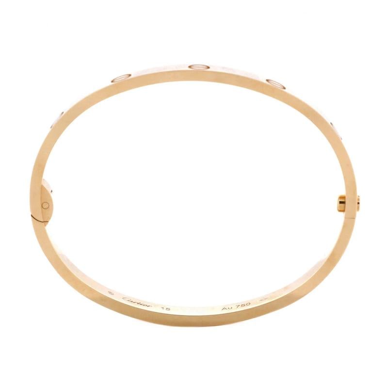Cartier Love Bracelet 18K Yellow Gold Medium - 3
