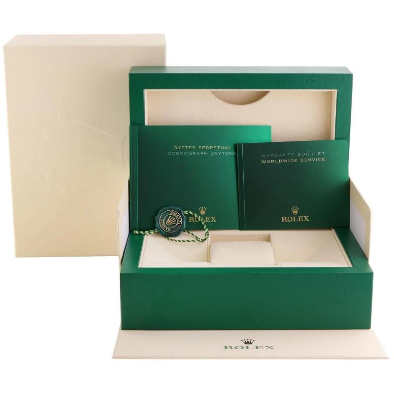 2021 MINT Rolex Daytona 116503 White Chronograph Two Tone Gold Steel Watch Box - 8