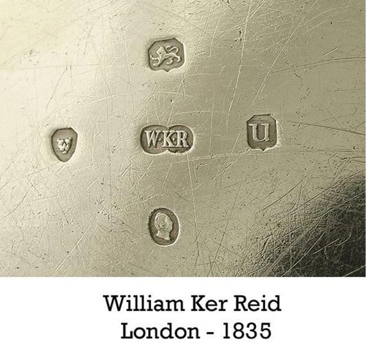 Antique 1836 English Georgian Sterling Silver Acorn Oak Leaf Bowl/Dish Set - 10