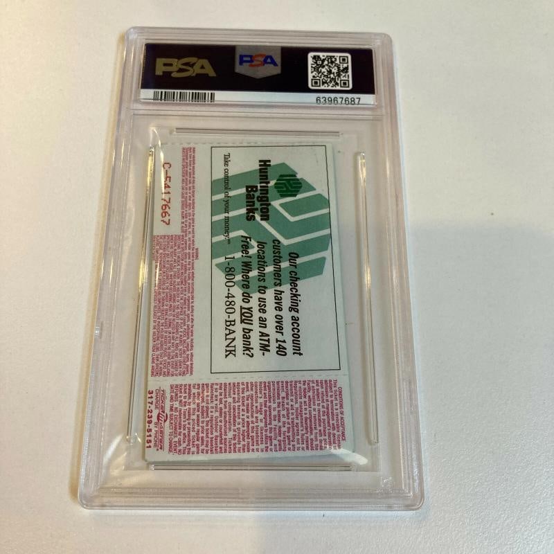 Peyton Manning Signed NFL Debut Original Ticket Sep 6, 1998 PSA DNA Pop 3! - 4
