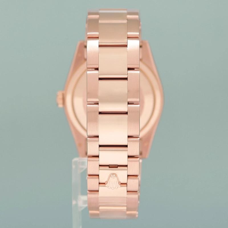 MINT Rolex President Day Date 36mm Rose Gold 118205 White Roman Watch Box - 5