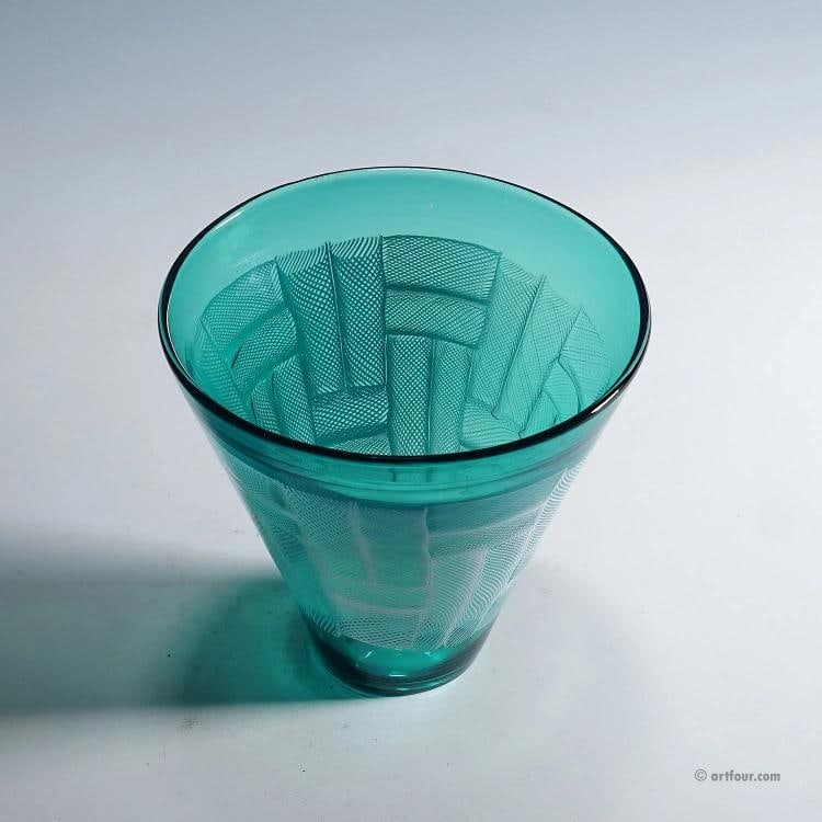 Vase 'Mosaico Zanfirico' by Paolo Venini, Venice Murano 1954 - 2