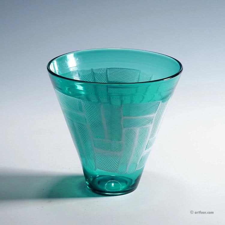 Vase 'Mosaico Zanfirico' by Paolo Venini, Venice Murano 1954 - 3