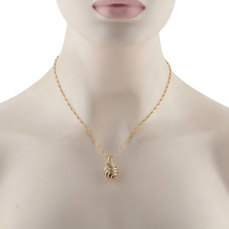 Cartier Vintage 18K Yellow Gold Pendant Necklace - 2