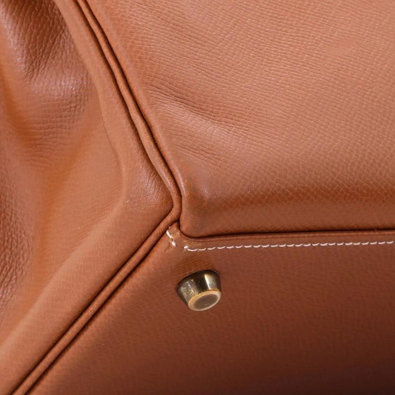 Hermes Kelly Handbag Brown Courchevel with Gold Hardware 28 - 7