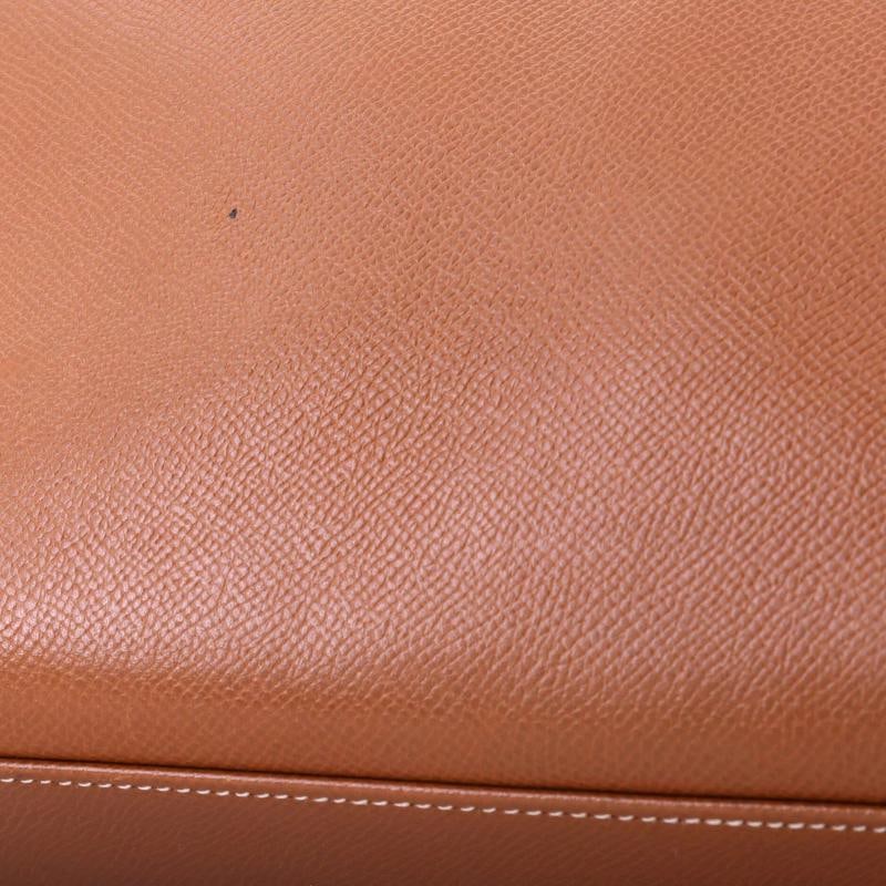 Hermes Kelly Handbag Brown Courchevel with Gold Hardware 28 - 8