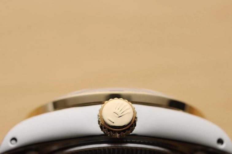 ROLEX LADIES DATEJUST 69173 ICE BLUE FACTORY DIAMOND SAPPHIRE 18K GOLD SS WATCH - 9