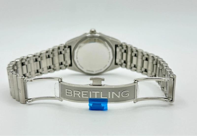 2026 NEW Breitling Chronomat Ladies A72310 Blue MOP Diamond Dial Steel Box Paper - 6