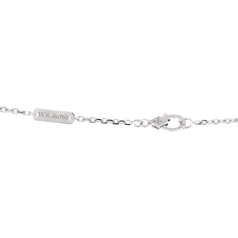 Van Cleef & Arpels Frivole Pendant Necklace 18K White Gold with Diamonds Large - 3